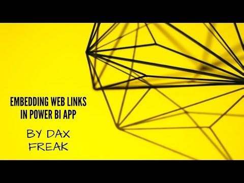 Power BI Tutorial - Embedding Links in Power BI App
