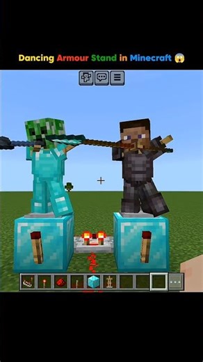 How to make a Dancing Armour Stand in Minecraft #minecraftshorts #minecraft #viral #trending