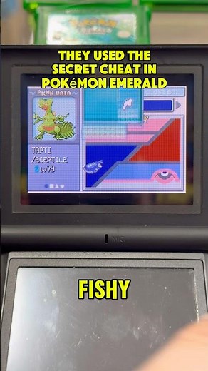 They used the secret cheat in Pokemon Emerald