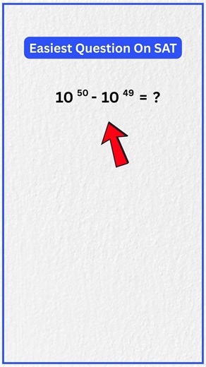 Easiest Question On The SAT ! #maths #sat #algebra #satprep #mathematics #shorts