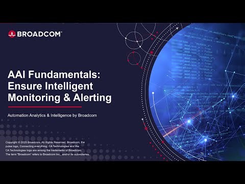 AAI Fundamentals: Ensuring Intelligent Monitoring and Alerting