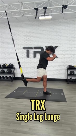 A great lunge option for building strength and balance. Suspension Training™ is effective for improving stability, control, and functional strength — and the TRX Single-Leg Lunge delivers all three. ✔️ Easy to adjust ✔️ Control your range ✔️ Progress at your own pace Great foundational move. Save this for later! #HowTo #BeginnerFriendlyWorkouts