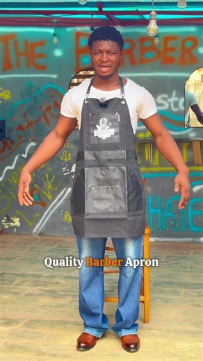 Keeping your tools whenever you barb as been stressful? This is for you. Barber apron is now available in store, send a DM to get yours!!! #barber #barbershop #tools #fyp #foryou