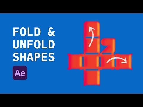 Folding and Unfolding shapes in After Effects