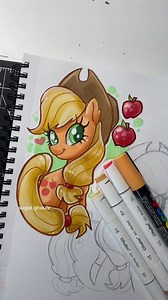 How to Draw My Little Pony Applejack - Fanart Sketchbook