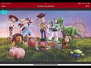 How to create a Visual Scene page with hotspots in LAMP Words for Life on an iPad