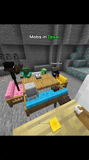 Mobs in Java vs Bedrock 🥶