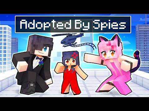 Adopted By TOP SECRET SPIES In Minecraft!