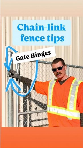 chain-link fence tips #tipsandtricks #tips #chainlink #howto #diy