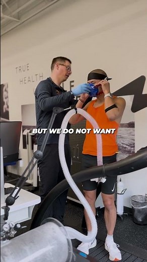 Putting on a mask during endurance testing