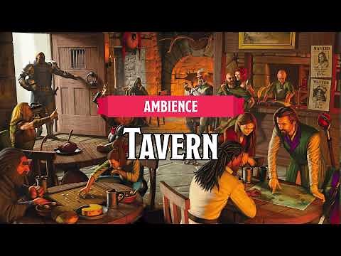Tavern | D&D/TTRPG Ambience | 1 Hour