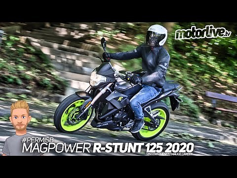 MAGPOWER R-STUNT 125 2020 | ESSAI MOTORLIVE