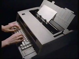 1984 IBM Selectric Typewriters commercial.