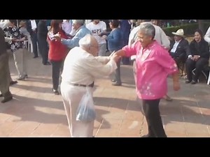 Groovin' grandpa throws down cane, dances up a storm