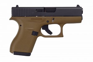 Glock 42 Gen 3 380 ACP 3.25in Barrel 6 1(2) FDE Frame