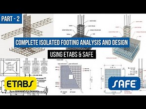 Complete Isolated Footing Analysis and Design from ETABS Results | Part - 2