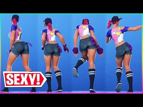 ULTRA HOT "BEACH BOMBER" SKIN IS FINALLY HERE! SHOWCASED WITH 69 THICC DANCE EMOTES 😍❤️ Fortnite