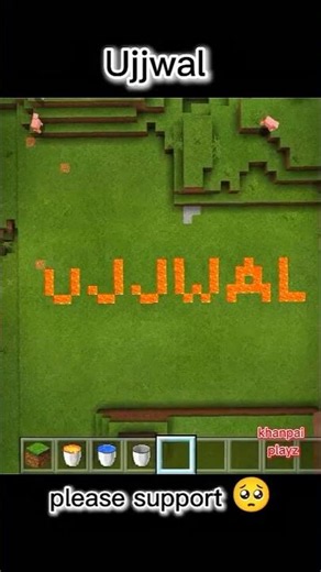 writing Names in Minecraft | comment your name