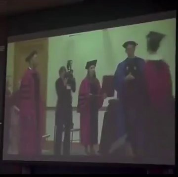 Bridgit Mendler, accompanied by her son, graduates from Harvard Law School