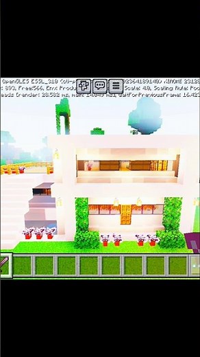 Easiest Modern House Tutorial (Step by Step) ✨ #shorts #minecraftbuild