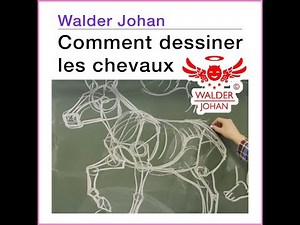 Comment dessiner les chevaux - how to draw horses