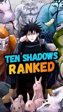 Everyone Gets This Ten Shadows Ranking Wrong! #anime #jujutsukaisen #mahoraga