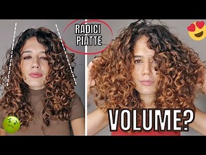 Come ottenere VOLUME sui RICCI | Addio RADICI PIATTE👋👋