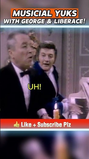 Liberace Does the Work, George Gobel Steals the Laugh 🤣 #Shorts #ClassicTV #pridemonth