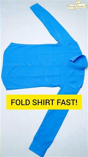 Shirt Folding Hack to Save Space! #Shorts