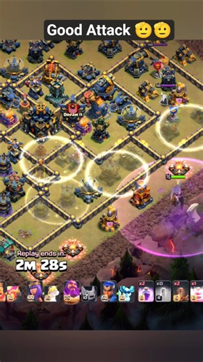 Good strategy🫡🫡 || good attack🫡🫡|| perfect🫡🫡 #clashofclans #coc #gameplay #challenge #shorts