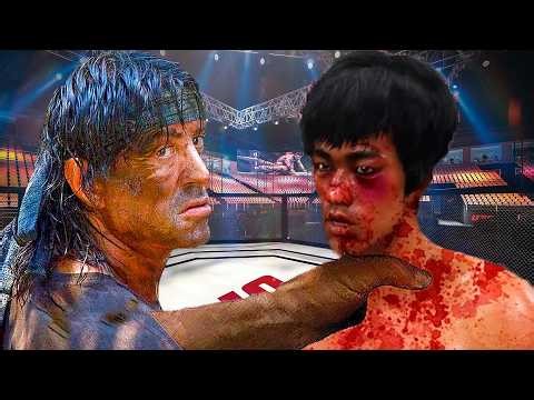 Bruce Lee vs Rembo - Martial Fights