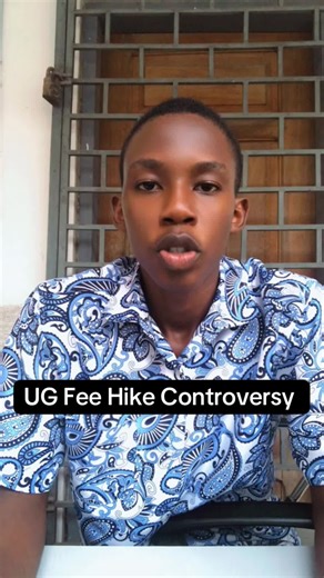 UG Fee Hike Controversy: SRC President Addresses Concerns