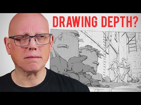Fix Your Boring Flat Drawings with Depth Tricks
