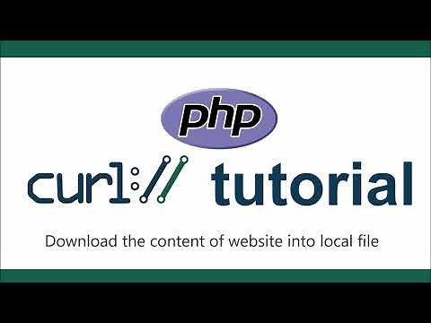How to download the content of website into your local file using cURL | PHP