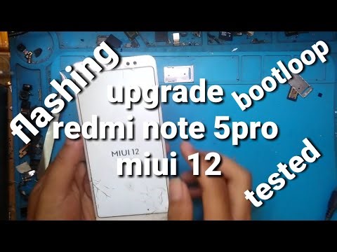 upgrade redmi note 5pro||MIUI 12||flashing redmi note 5pro||tested