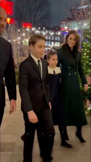 A closer look at the Prince and Princess of Wales with their three children. Look at Princess Charlotte's gorgeous hair! And how grown do Princes George and Louis look? | HELLO!