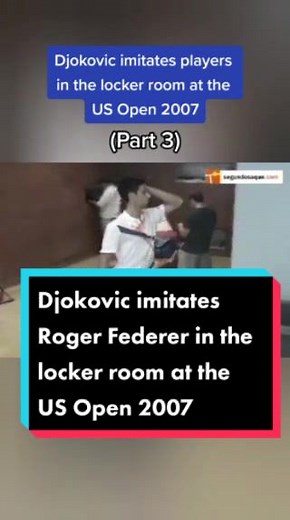 Novak Djokovic Imitates Roger Federer at US Open 2007