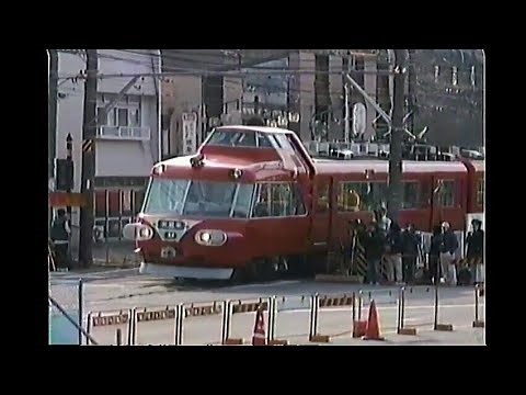 名鉄 道路併用橋最終日の犬山橋