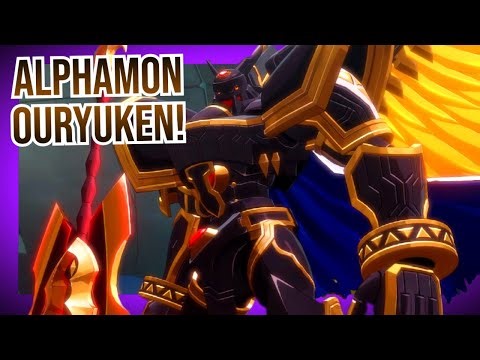Unlocking Alphamon Ouryuken! Alphamon and Ouryumon DNA Digivolution! - Digimon Story Time Stranger