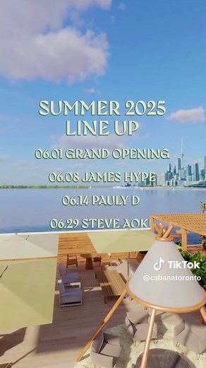 Exciting New Cabana Experience in Toronto!