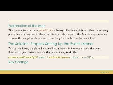 Understanding JavaScript Button Events: How to Prevent Automatic Function Execution
