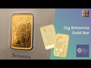 10g Britannia Gold Bar from The Royal Mint is a must-have for Investors!