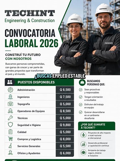 Convocatoria de empleo en Argentina 2026 – postúlate con el link en mi perfil