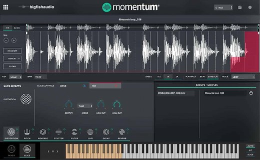 Momentum Is Big Fish Audio's FREE Loop Slicer VST Plugin