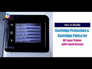 Disable HP Cartridge Protection & Cartridge Policy on HP 4101fdwe 4101fdne M283fdw M283cdw M479fdn