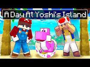 A Day At Minecraft YOSHI'S ISLAND! | Minecraft Mario Movie Life | [2]