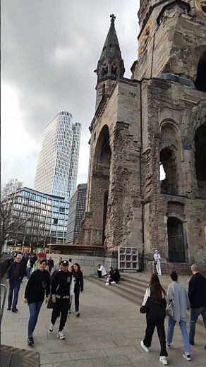 #Germany🇩🇪 Kaiser Wilhelm Memorial Church: Iconic Landmark #Berlin #Germany #KaiserWilhelmChurch