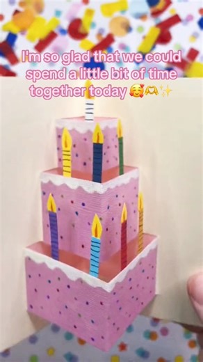 1.3M views · 57K reactions | How to make an easy birthday card to make for your friends! This paper craft birthday cake card is such a fun craft activity for kids. It would be a fun and easy activity at your next birthday party. Easy and cute paper craft birthday card idea. How to make a pop up birthday cake card. #birthdaycard #papercraft #kidscrafts #easycraft #kidsactivities #birthdaycake #crafty | Timm Sevitz | Facebook