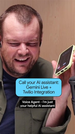 Turn phone calls into actual conversations 📱 Give Gemini Live Agents a voice using Gemini 3.1 Flash, Twilio, and Google Cloud. This setup helps build voice assistants that handle real-time AI chat in multiple languages. 📞 Build voice bots ✨ Fast real-time AI 🌐 Connect via voice Link in bio or check the story for the technical breakdown.