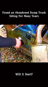 191K views · 1K reactions | Will it run abandoned dump truck!#recovery #engine #willitrun #restoration #car #truck #old #repair #tractor #fyp #tiktok | Tube Restoration | Facebook